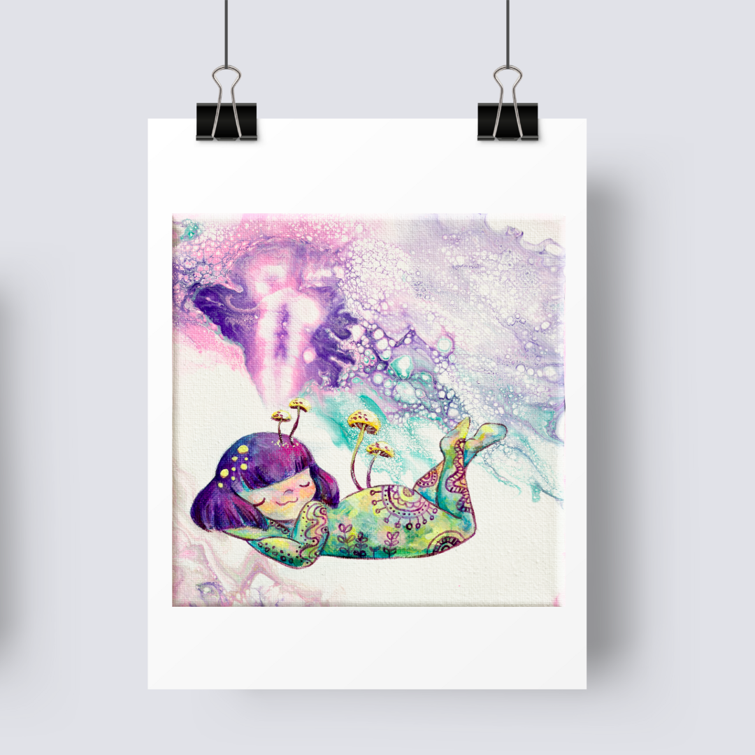 if you are in my dream - 5x7 Art Print