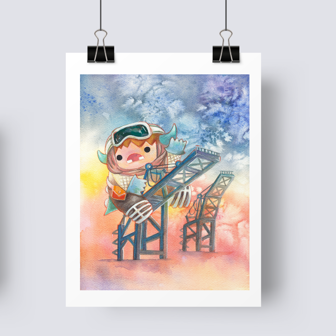 The Town Strikes Back - Art Print