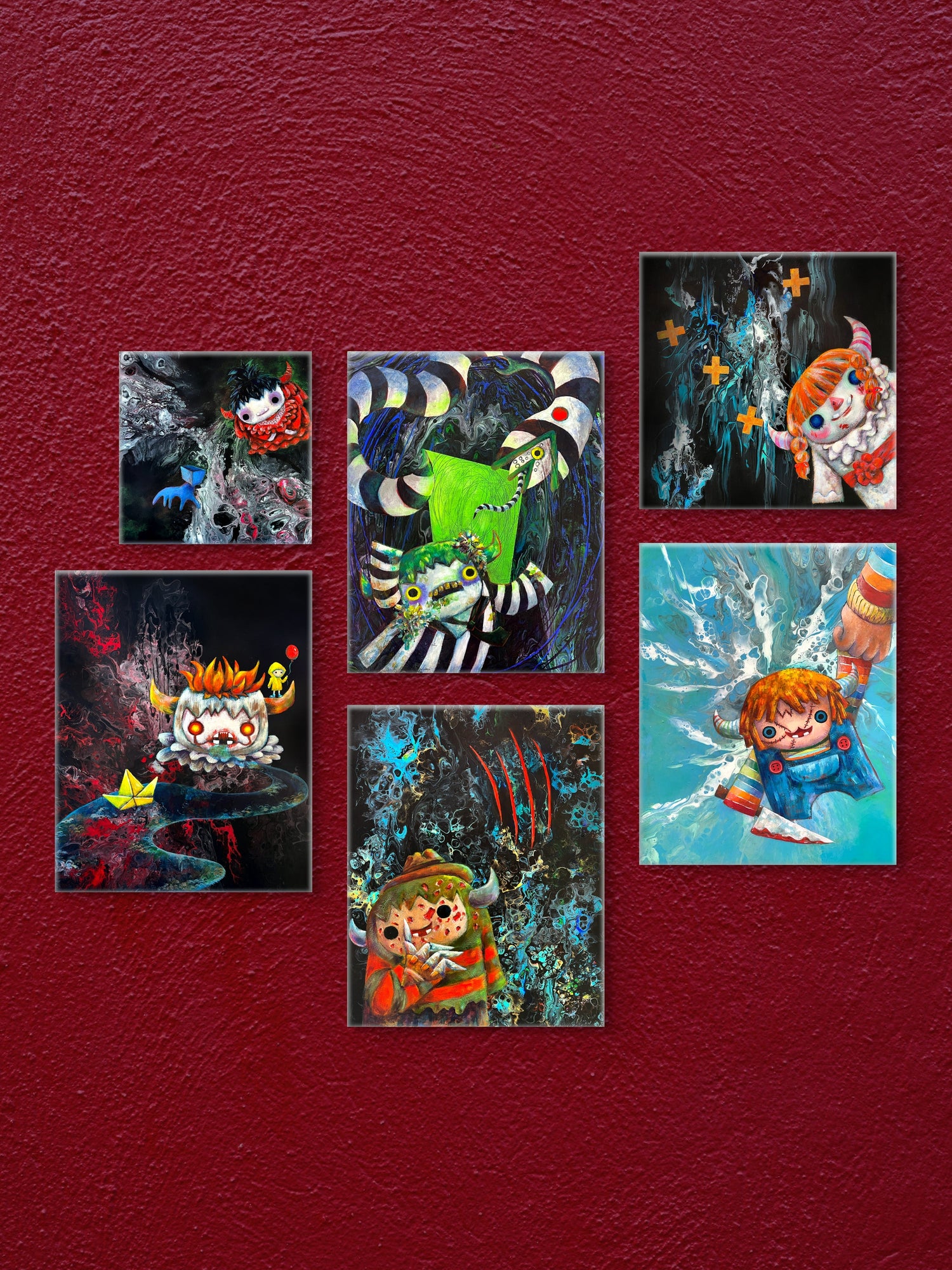 Halloween Monsters painting