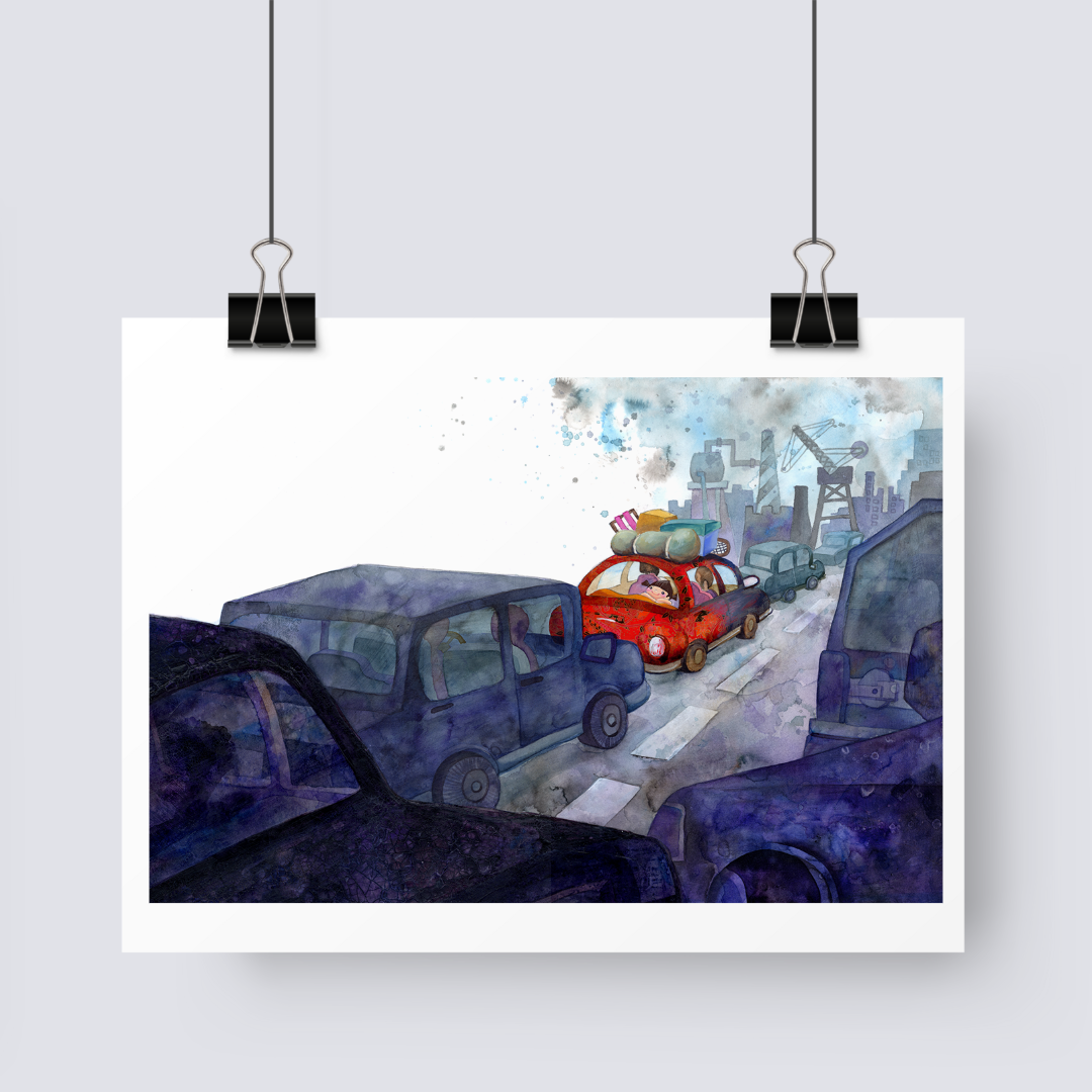 Into the City - Art Print image 0