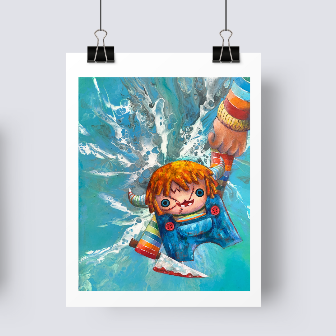 We Can’t Be Friends  - Small Art Print image 0