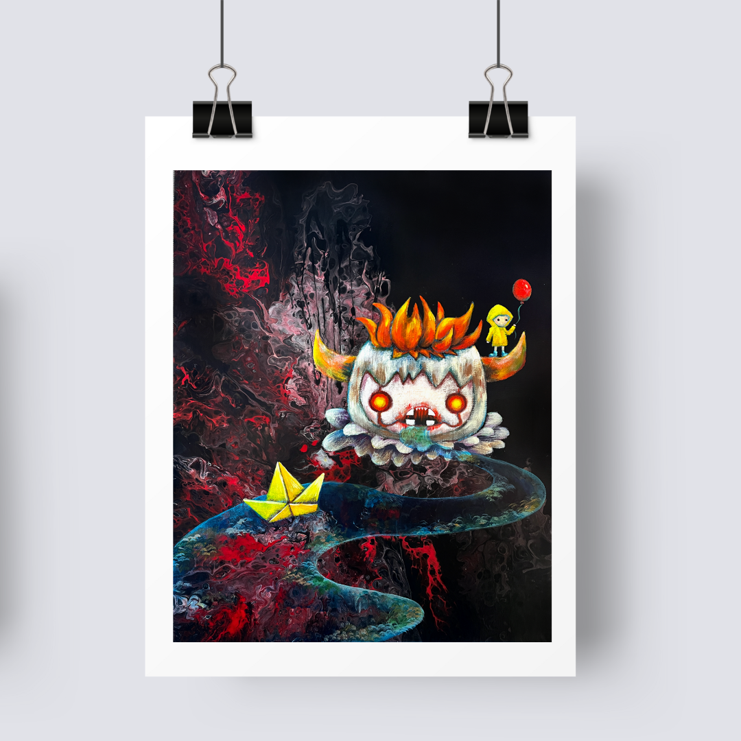 Time to Float - Small Art Print image 0