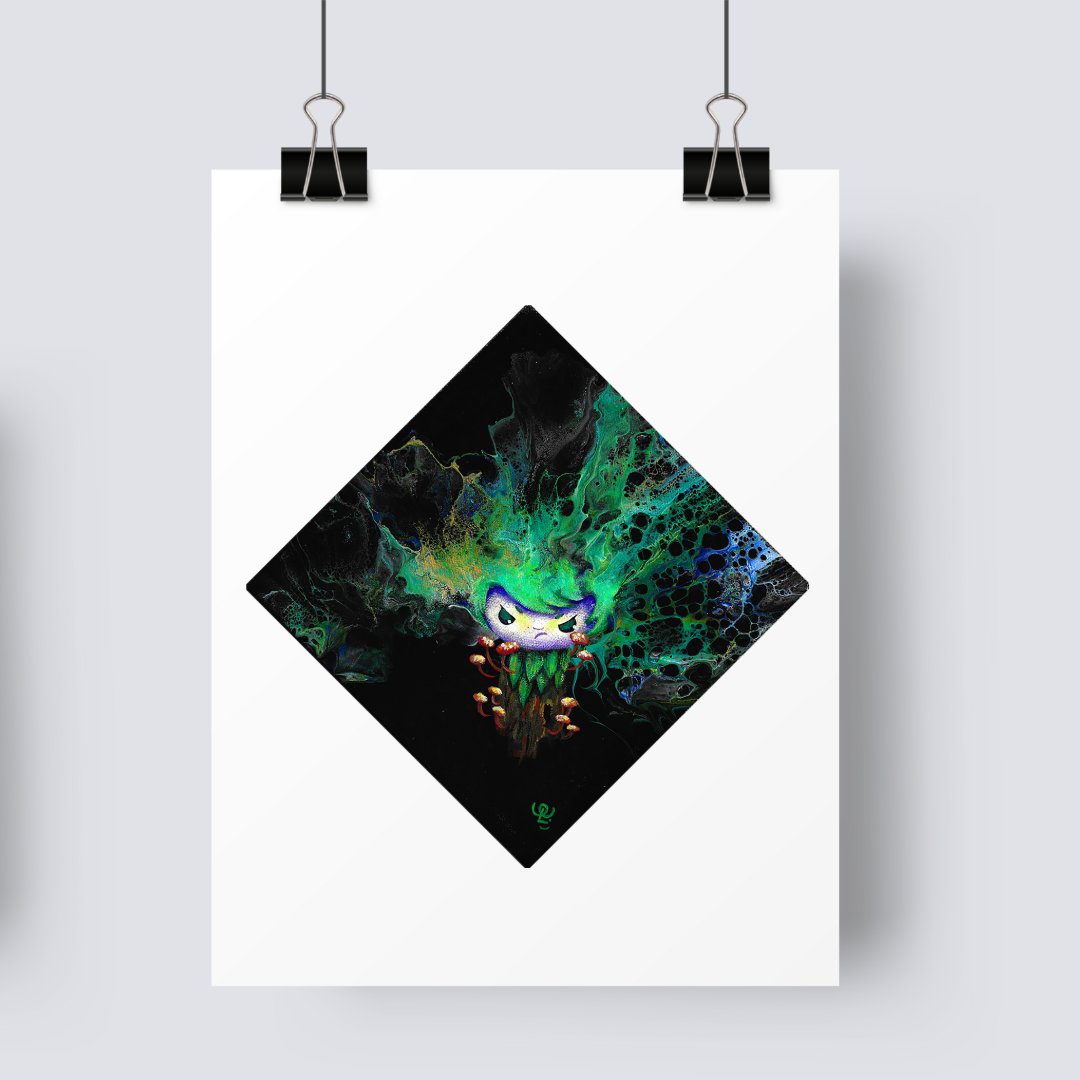 Green Jealousy- Art Print image 0