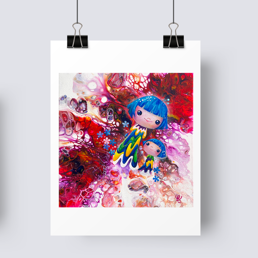 it’s us and the world - Art Print image 0