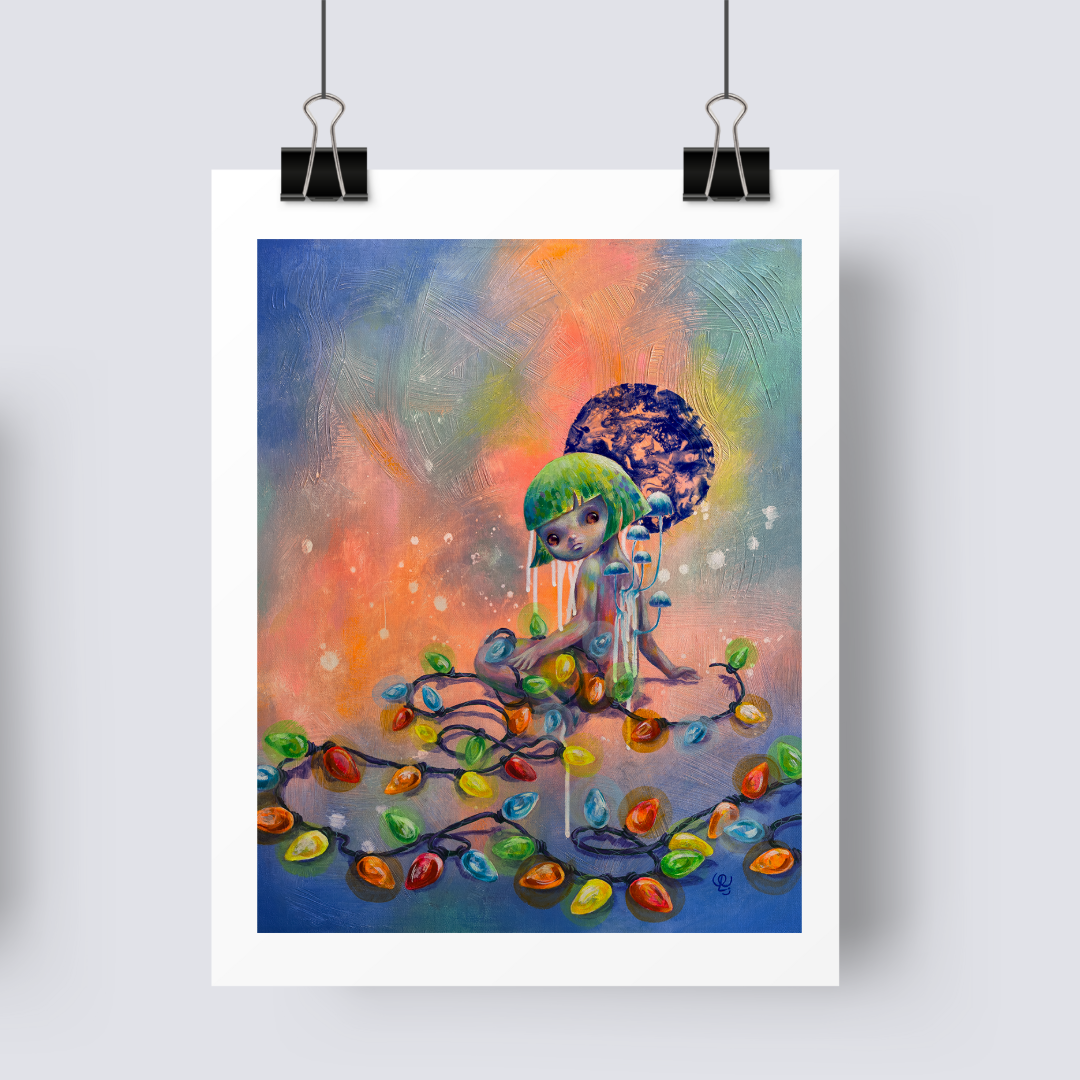 twinkle tiwnkle little taggled - Art Print