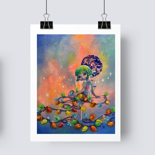 twinkle tiwnkle little taggled - Art Print