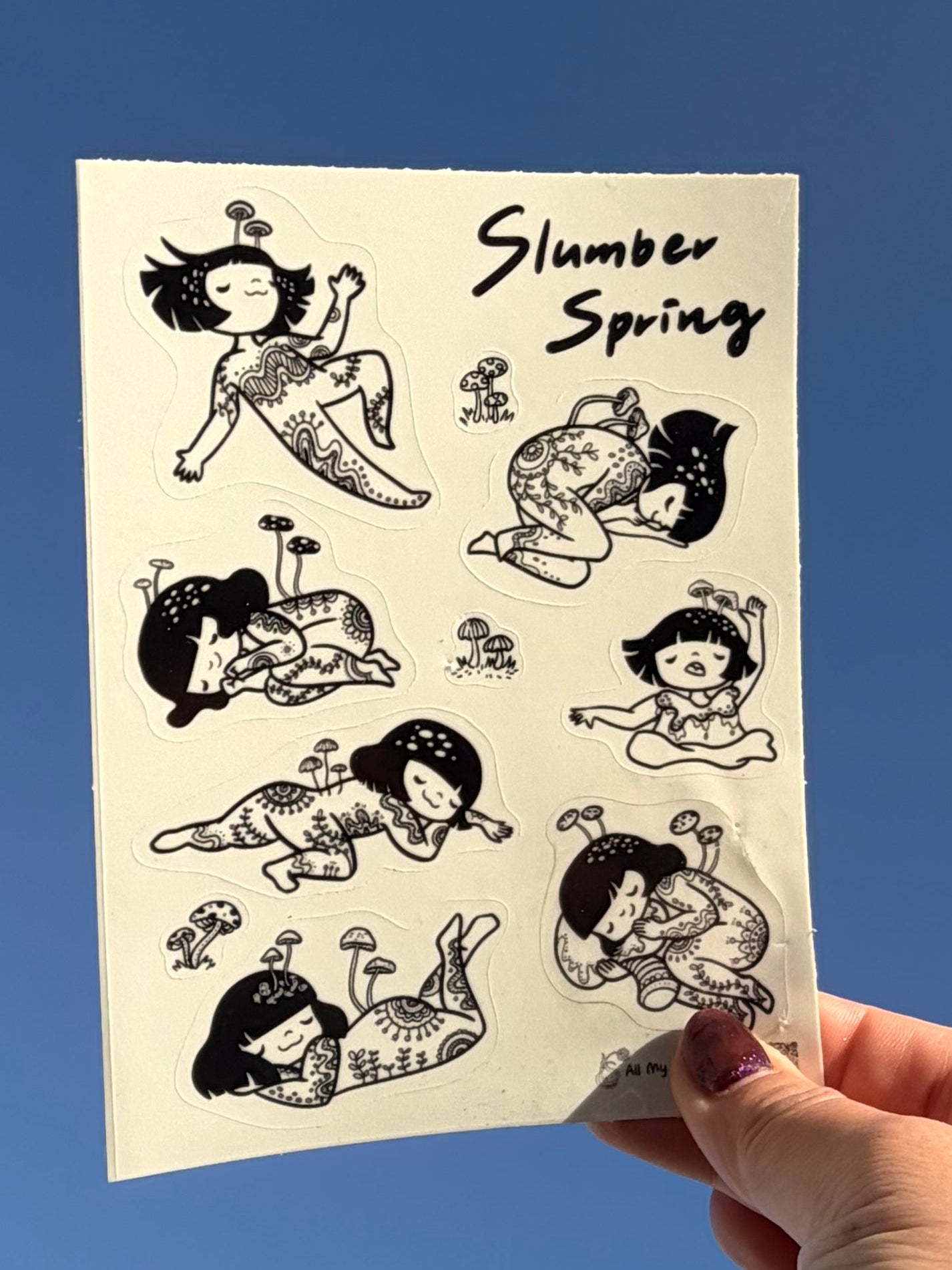 Slumber Spring - Sticker Sheet