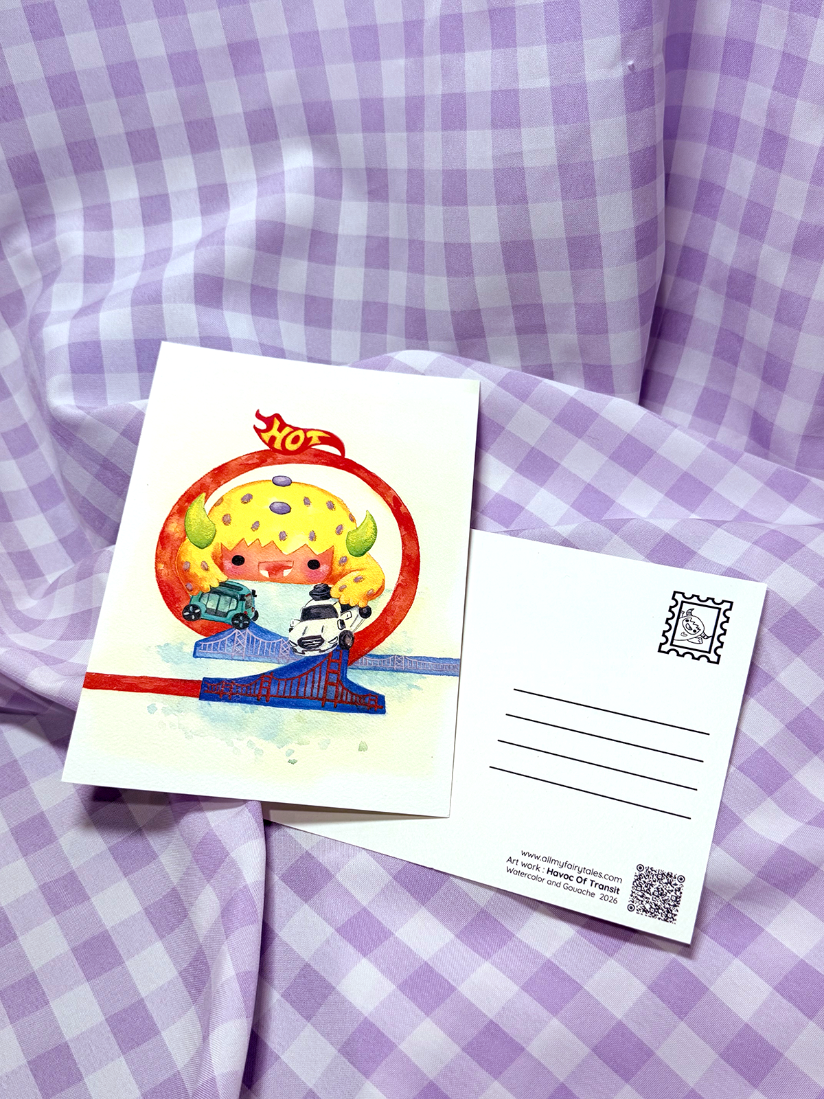 Havoc On Transit - Postcard